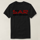 K9 SAR zoeken en redden (2) T-shirt (Design voorkant)