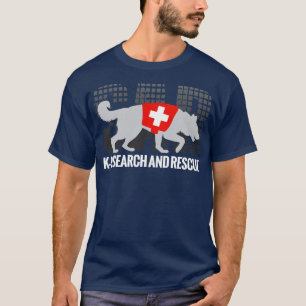 K9 SAR zoeken en redden (9) T-shirt