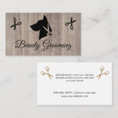 K9-schaar | hondentrimmer visitekaartje (Voorkant / Achterkant)