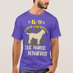 K9 Search and Rescue Labrador Retriever Dog T-shirt