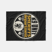 K9 Sheriff's Department Fleece Deken (Voorkant (Horizontaal))