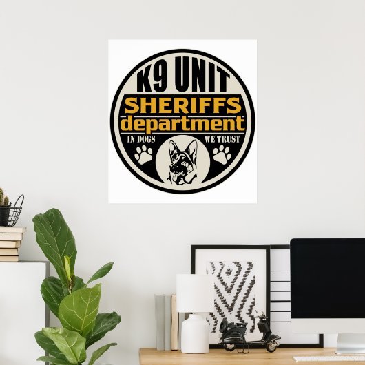 K9 Sheriff's Department Poster (Thuiskantoor)