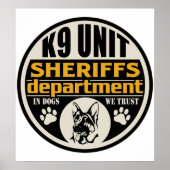 K9 Sheriff's Department Poster (Voorkant)