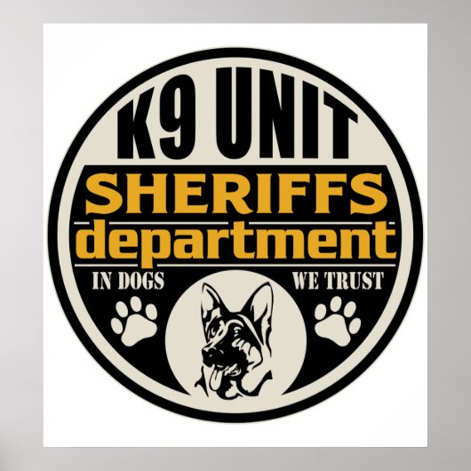 K9 Sheriff's Department Poster (Voorkant)