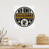 K9 Sheriff's Department Poster (Keuken)