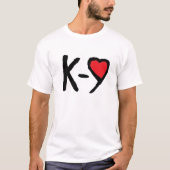 k9 T-shirt (Voorkant)