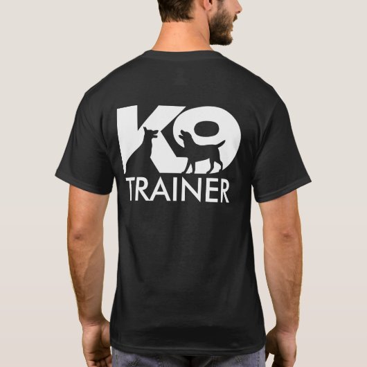 K9 Trainer - K9 begeleider T-shirt (Achterkant)