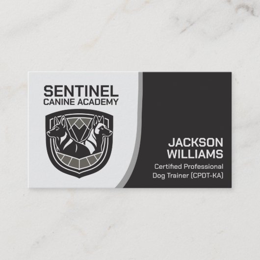 K9 Training - hondentrainer - hondengedragsdeskund Visitekaartje (Voorkant)