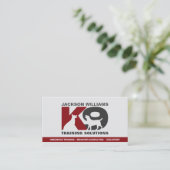 K9 Training - hondentrainer - hondengedragsdeskund Visitekaartje (Staand voorkant)