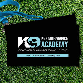 K9 Training - hondentrainer - hondengedragsdeskund Visitekaartje