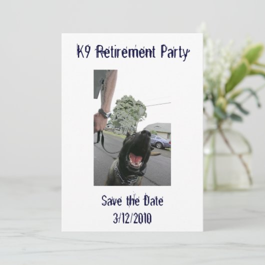 K9 Uitnodiging tot uittreding (Staand voorkant)