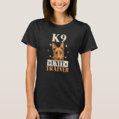 K9 Unit Trainer Dog Handler Handling Premium T-shirt (Voorkant)