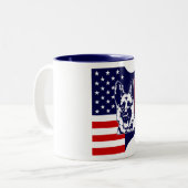 K9 USA Politie Koffie Mok (Voorkant links)