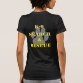 K9 Zoeken en redden v2 T-shirt (Achterkant)