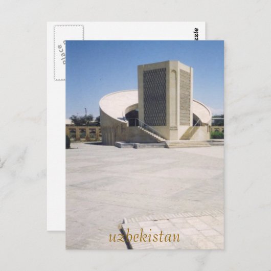 k-2, Oezbekistan Briefkaart (Voorkant / Achterkant)