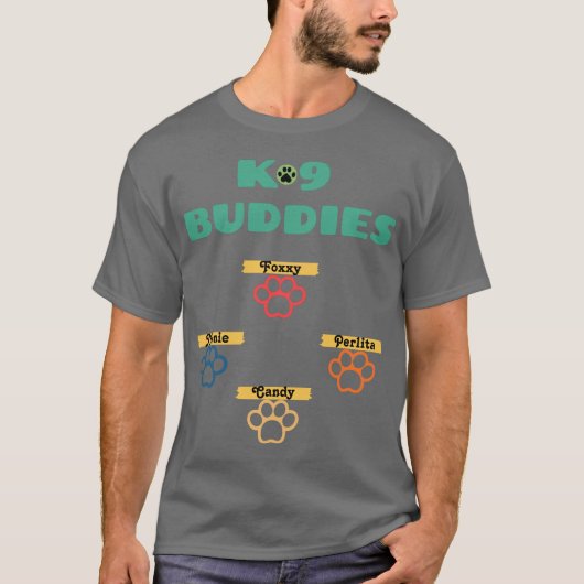 K-9 Buddies T-shirt (Voorkant)
