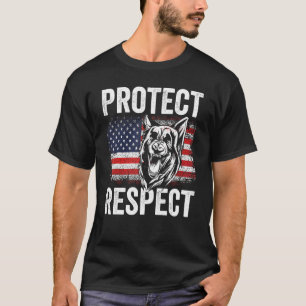 K 9 Duitse Herdershond Politiehond Wetsuitvoering  T-shirt