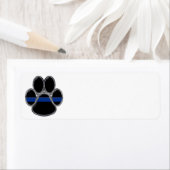 K-9 dunne blauwe lijn etiket (Insitu)