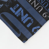 K-9 eenheid - de Eenheid van de Hond van de Fleece Deken (Hoek)