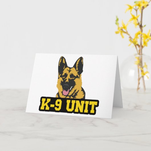 K-9 Eenheid Kaart (Gele Bloem)