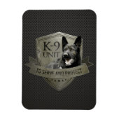 K-9 Eenheid -Politiehond Eenheid- Duitse Herder Magneet (Verticaal)