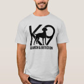 K-9 German Shorthaired Pointer T-shirt (Voorkant)