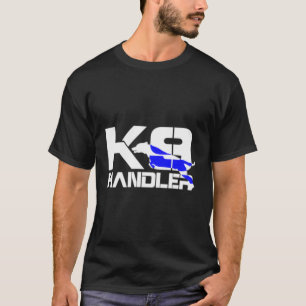 K-9 Handler Politie Sheriff Cops Rechtshandhavings T-shirt