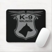 K-9 Malinois Mousepad Muismat (Met muis)