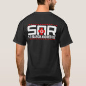 K-9 Onderzoek en Redding - SAR T-shirt (Achterkant)