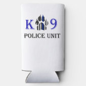 K-9 Politie-eenheid Seltzer Blikjeskoeler (Achterkant)