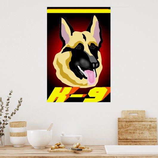 K-9! POSTER (Keuken)