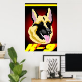 K-9! POSTER (Thuiskantoor)
