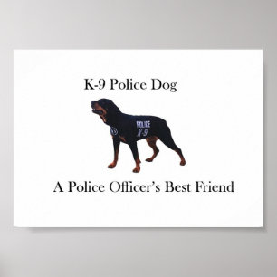 K-9 Poster politiehond