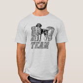 K-9-team - Duitse Shorthaired Pointer T-shirt (Voorkant)