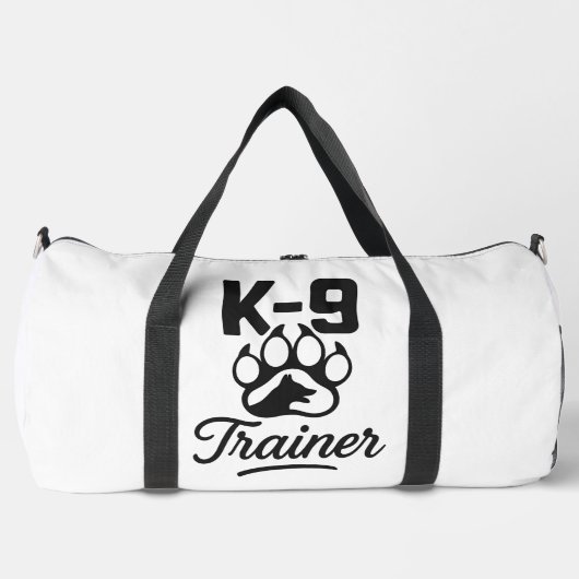 K-9 Trainer Dog Puppy White Plunjezak (Voorkant)