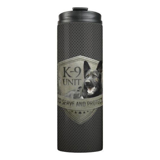 K-9 Unit GSD - Working German Shepherd Dog Thermosbeker (Voorkant)