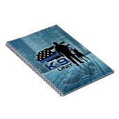 K-9 Unit - Police Dog - Malinois Notitieboek (Rechterzijde)