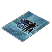 K-9 Unit - Police Dog - Malinois Notitieboek (Linkerzijde)