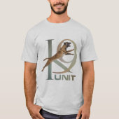 K-9 Unit - Police Dog Unit - Malinois T-shirt (Voorkant)