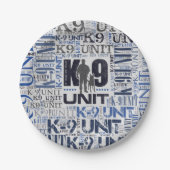 K-9 Unit — Police Dog Unit Papieren Bordje (Voorkant)