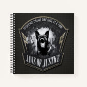 K-9 Unit - Police Unit - German Shepherd Notitieboek (Voorkant)