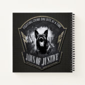 K-9 Unit - Police Unit - German Shepherd Notitieboek (Achterkant)