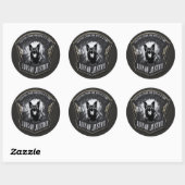 K-9 Unit - Police Unit - German Shepherd Ronde Sticker (Vel)