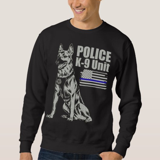 K-9 Unit Shirt, K9 Handler geschenken Trui (Voorkant)