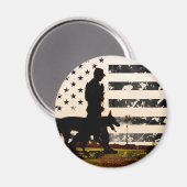 K-9-werkende hond magneet (Voorkant / Achterkant)