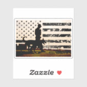 K-9-werkende hond sticker (Vel)