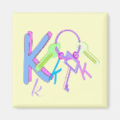 K - Alphabet Magnet (Voorkant)
