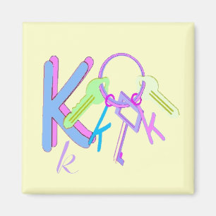 K - Alphabet Magnet