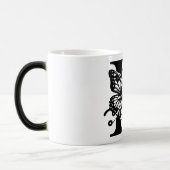 K Alphabet zwarte vlinder Magische Mok (Links)