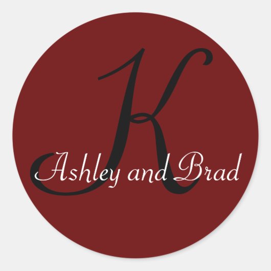 K, Ashley en Brad Ronde Sticker (Voorkant)